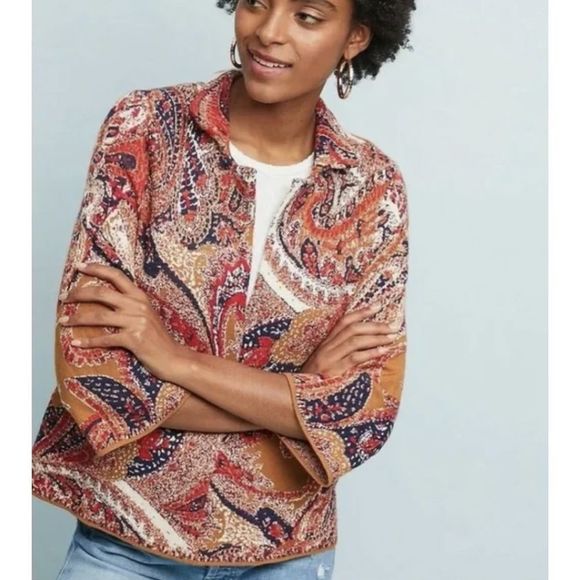 Anthropologie Jackets & Blazers - Anthropologie Moth Paisley Intarisa Blazer